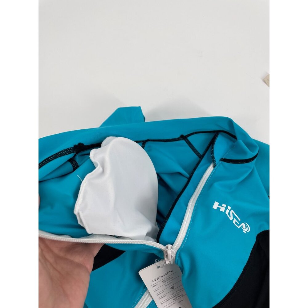 NWT HiSea Scuba Donkey Womens S Full Body Wetsuit UPF 50+ Turquoise/Black Surf - Picture 5 of 9